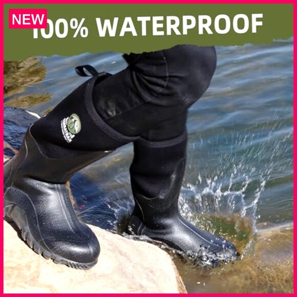 Men\'s Waterproof Insulated Work Boots Winter Snow Spring Mud Anti-Slip main image 4
